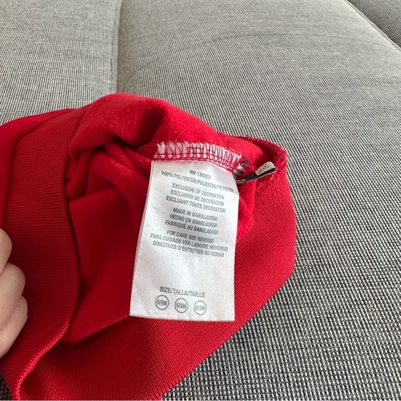 COOGI Baby Infant Zip Up Jacket Side Pockets Red Size 6/9 Months Unisex - Picture 8 of 8